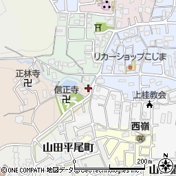 京都府京都市西京区山田南町1周辺の地図