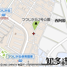 愛知県知多市つつじが丘2丁目周辺の地図