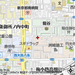 京都府京都市下京区梅小路西中町5周辺の地図