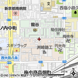 京都府京都市下京区梅小路西中町10周辺の地図