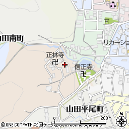 京都府京都市西京区山田箱塚町周辺の地図