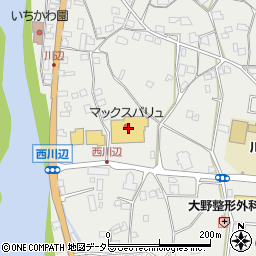 兵庫県神崎郡市川町西川辺479周辺の地図