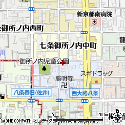 京都府京都市下京区七条御所ノ内本町82周辺の地図