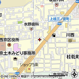 京都府京都市西京区上桂三ノ宮町12-8周辺の地図