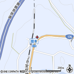 兵庫県三田市藍本588周辺の地図