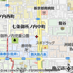 京都府京都市下京区七条御所ノ内本町88周辺の地図