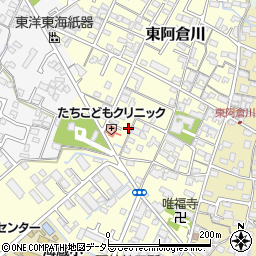 三重県四日市市東阿倉川497-2周辺の地図