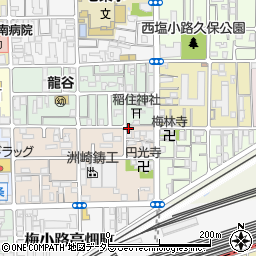 京都府京都市下京区梅小路西中町57周辺の地図