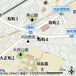 愛知県刈谷市寿町周辺の地図