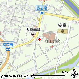 姫路市立安富公民館周辺の地図