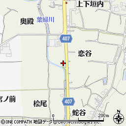 京都府亀岡市曽我部町寺（恋谷）周辺の地図