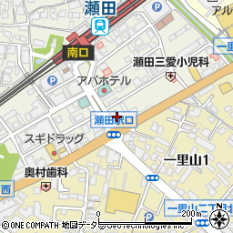 京都信用金庫瀬田支店周辺の地図