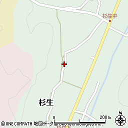 兵庫県川辺郡猪名川町杉生前田周辺の地図