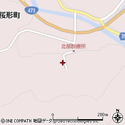 愛知県岡崎市桜形町上日影周辺の地図