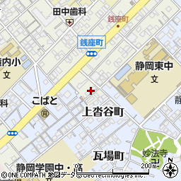 静岡銭座警察職員住宅周辺の地図