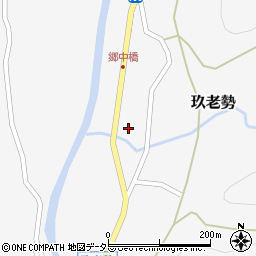 愛知県新城市玖老勢薮ノ内周辺の地図
