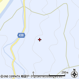 愛知県新城市布里栃沢周辺の地図