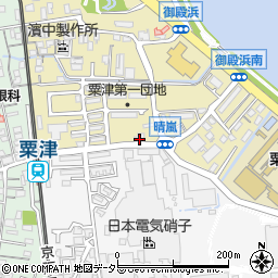滋賀県大津市御殿浜11-16周辺の地図