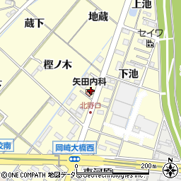 矢田内科循環器科周辺の地図
