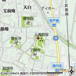 愛知県知多郡東浦町緒川屋敷壱区46周辺の地図
