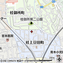 京都府京都市西京区桂上豆田町9周辺の地図