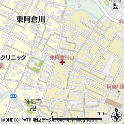 東阿倉川口周辺の地図