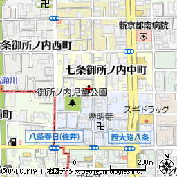 京都府京都市下京区七条御所ノ内中町40周辺の地図