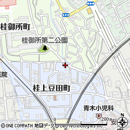 京都府京都市西京区桂上豆田町16周辺の地図