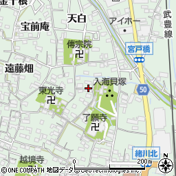 愛知県知多郡東浦町緒川屋敷壱区49周辺の地図