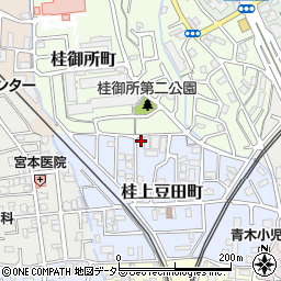 京都府京都市西京区桂上豆田町8周辺の地図