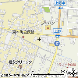 兵庫県西脇市西脇556周辺の地図
