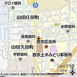 京都日産自動車桂店周辺の地図