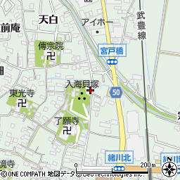 愛知県知多郡東浦町緒川屋敷壱区31周辺の地図
