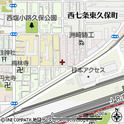 京都府京都市下京区梅小路東町15周辺の地図