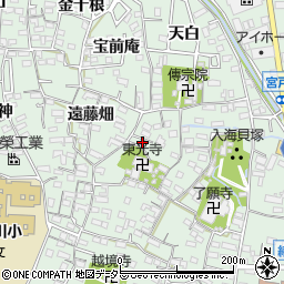 愛知県知多郡東浦町緒川屋敷壱区60周辺の地図