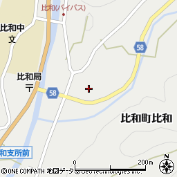 広島県庄原市比和町比和615周辺の地図