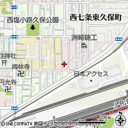 京都府京都市下京区梅小路東町14周辺の地図