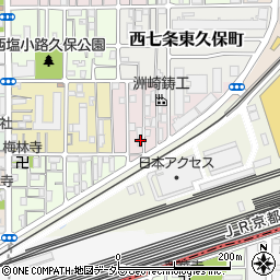 京都府京都市下京区梅小路東町52周辺の地図
