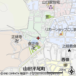 京都府京都市西京区山田南町38周辺の地図