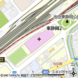 静岡県コンベンションアーツセンター（グランシップ）周辺の地図