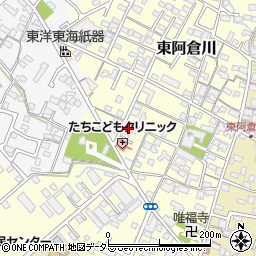 三重県四日市市東阿倉川505周辺の地図