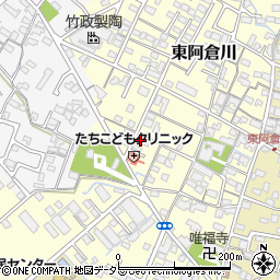 三重県四日市市東阿倉川505-1周辺の地図