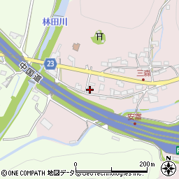 兵庫県姫路市安富町三森38-1周辺の地図