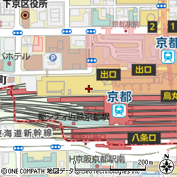 モリタ屋 ＪＲ京都伊勢丹店周辺の地図