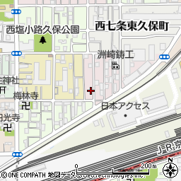 京都府京都市下京区梅小路東町23周辺の地図