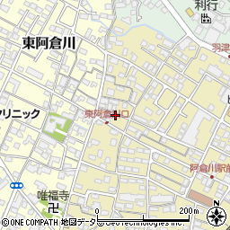三重県四日市市阿倉川町5周辺の地図