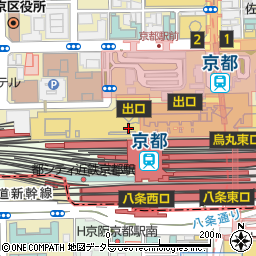 モクモク 京都店周辺の地図