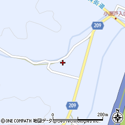 静岡県静岡市葵区小瀬戸1321-1周辺の地図