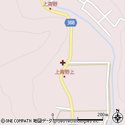 兵庫県三田市上青野86周辺の地図