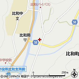 広島県庄原市比和町比和727周辺の地図